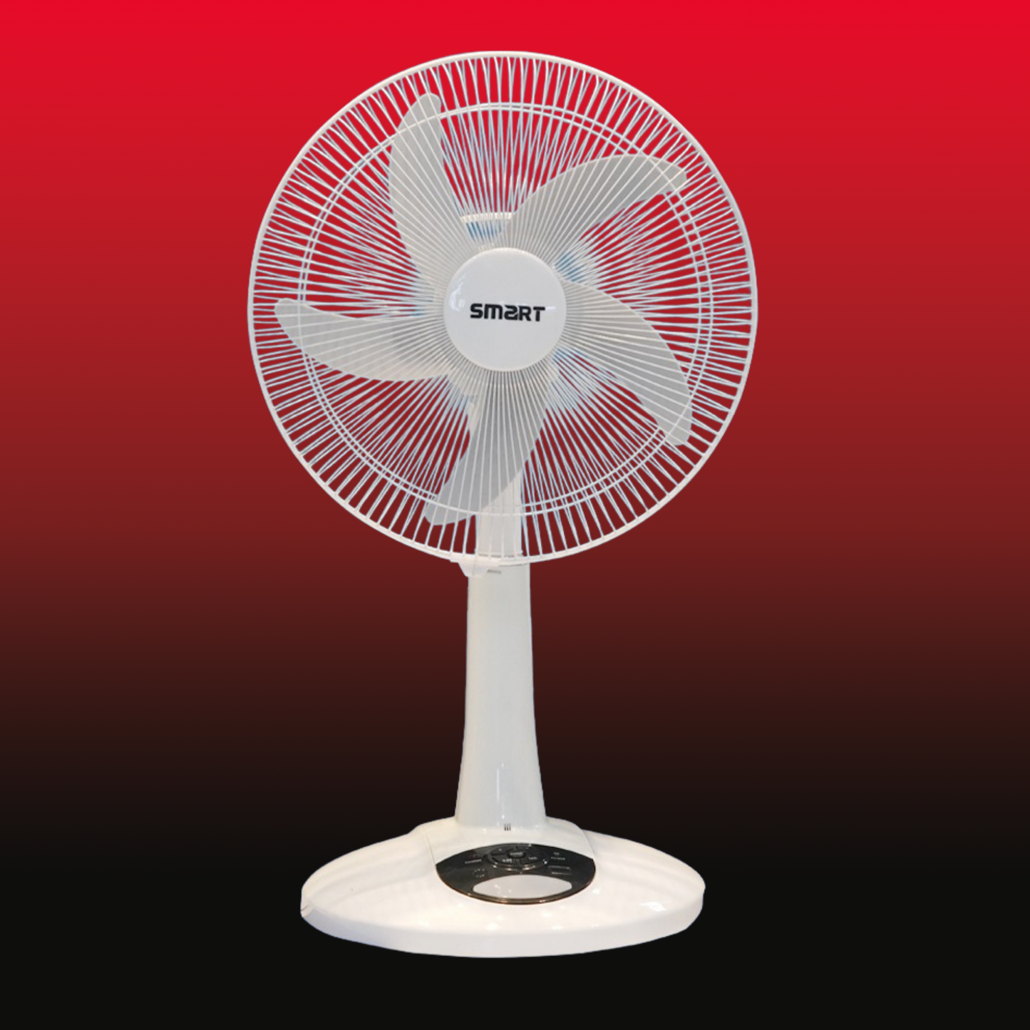 SMART SEH-RS86 16” Rechargeable AC/DC Table Fan with LED Charging Fan