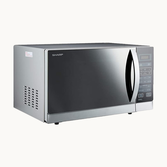 Sharp Grill Microwave Oven R-72A1-SM-V | 25 Litres - Mirror Silver
