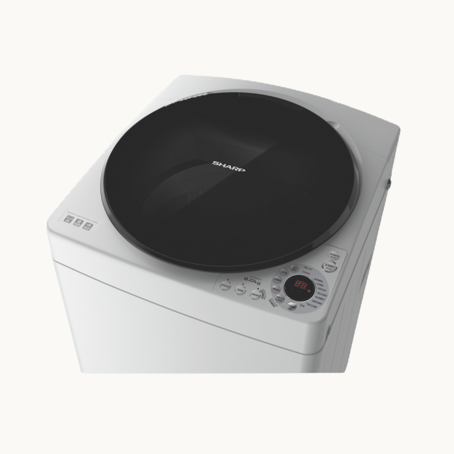 Sharp Full Auto Washing Machine ES-W80EW-H | 8 KG