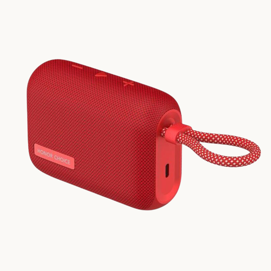 HONOR Choice Portable Bluetooth Speaker Red – Powerful Sound, Compact Design & All-Day Play