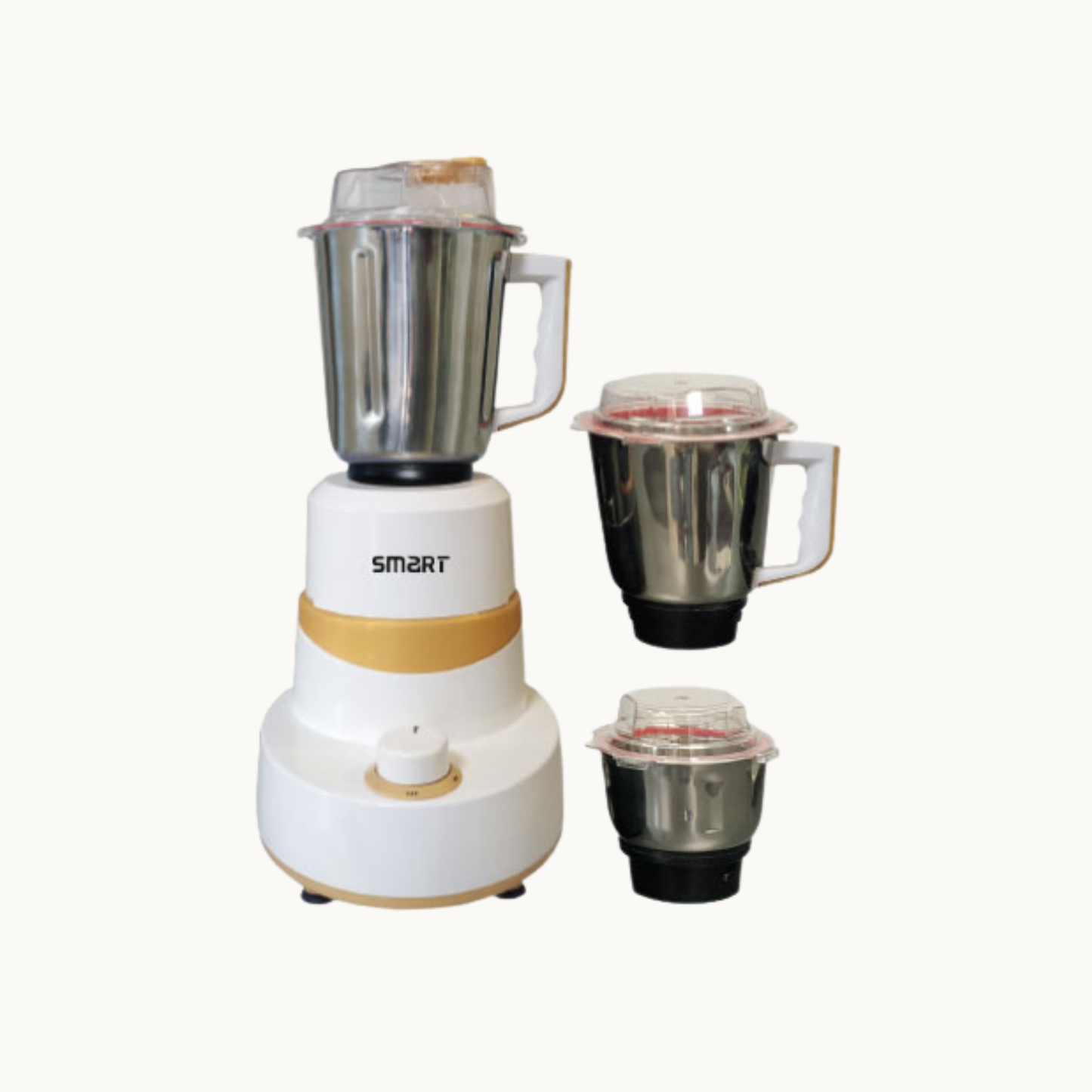 SMART Turbo Mixer Grinder 3 Jars 1200w White (SEK-BL015C)